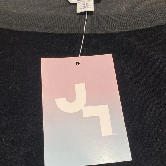 Wide Neck Velour JoyLab Long Sleeve sweatshirt - Picture 6 of 9